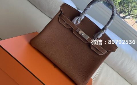 爱马仕1:0.6低配货报出金棕Birkin30